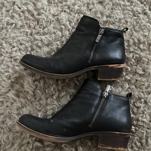 LUCKY BRAND BASEL BLACK BOOTIES - Picture 3 of 5